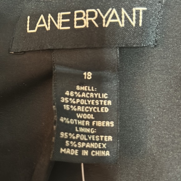 Lane Bryant cream/black coat - Picture 7 of 7